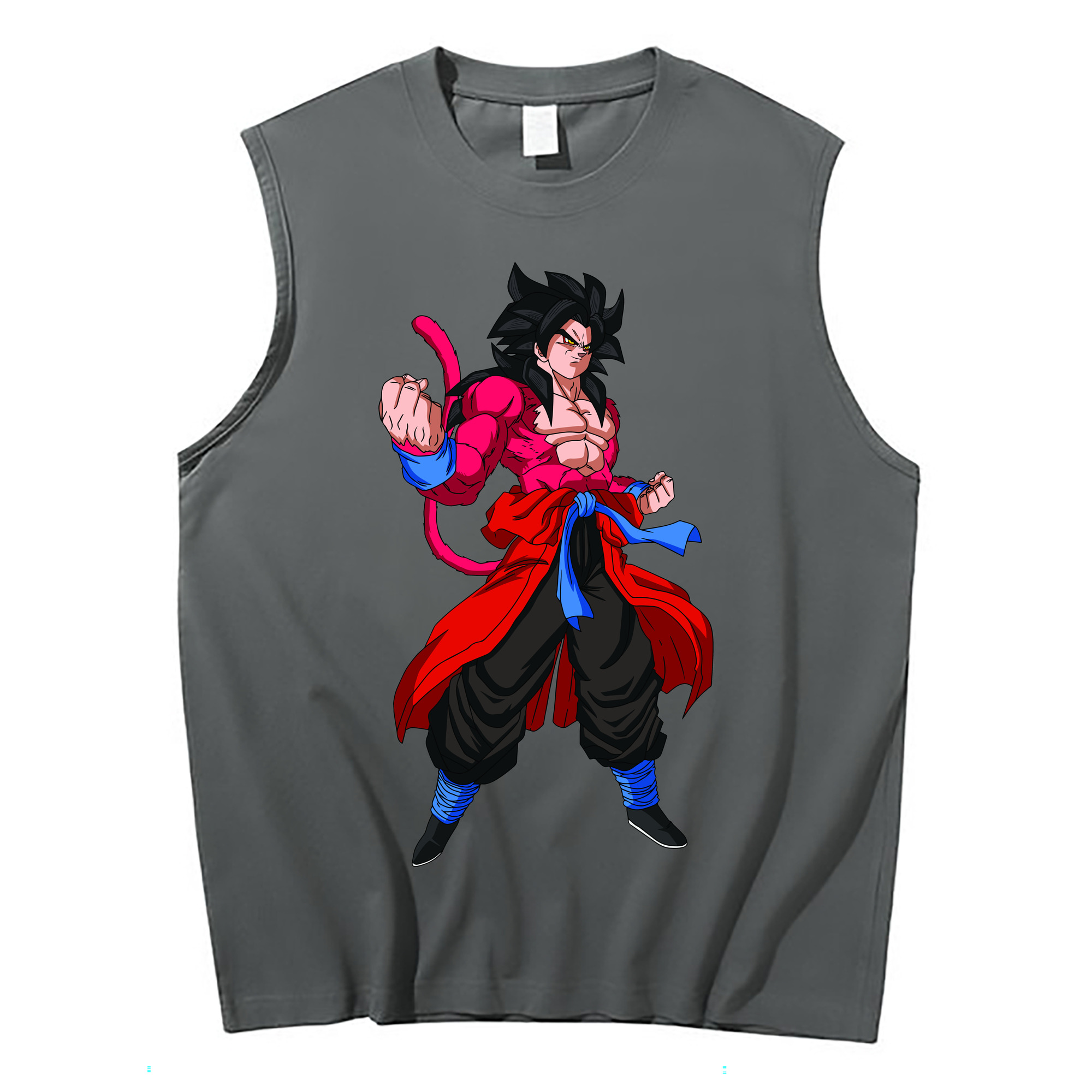 （画像用） ドラゴンボール 孫悟空（そん ごくう）Son Goku カカロット DRAGON BALL Kakarotto コットン100％タンクトップ（フロントプリント）
